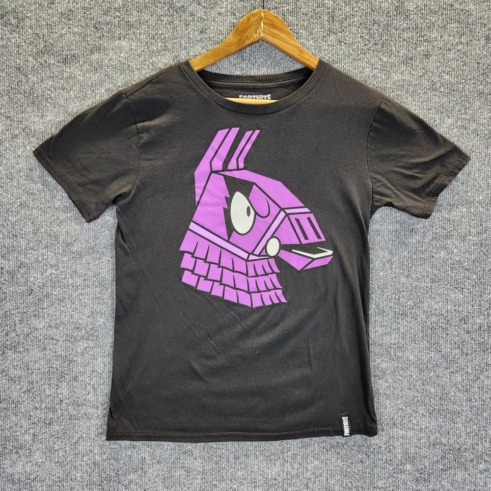 Fortnite T-Shirt Youth Size XL Black Great Pinata‎ Short Sleeve Lama
